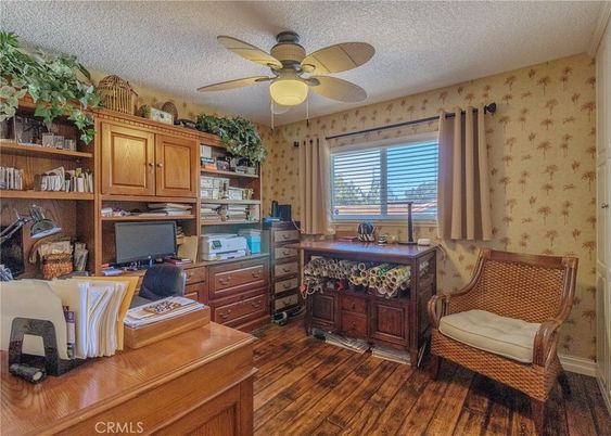 Home Office, Interior, Wood Texture Flooring