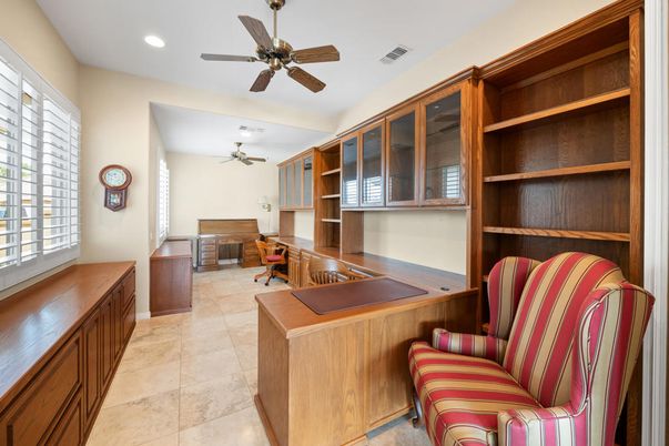 Home Office, Interior, Recessed Lighting