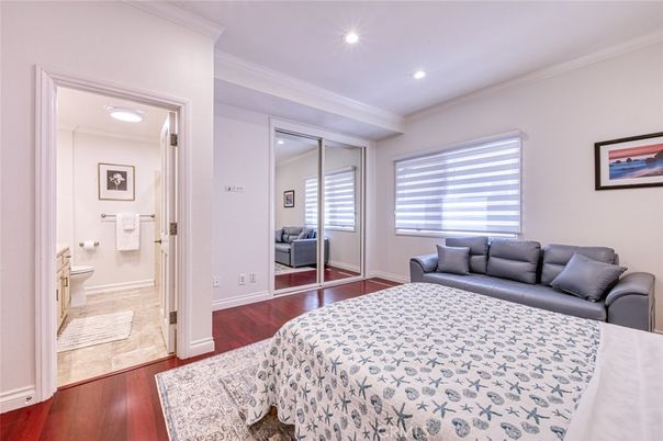 Bathroom, Bedroom, Interior, Recessed Lighting, Wood Texture Flooring