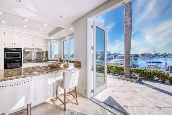 Interior, Kitchen, Recessed Lighting, Stainless Steel Appliances, Water