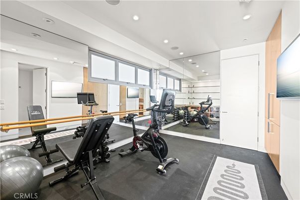Fitness Equipment, Interior, Recessed Lighting