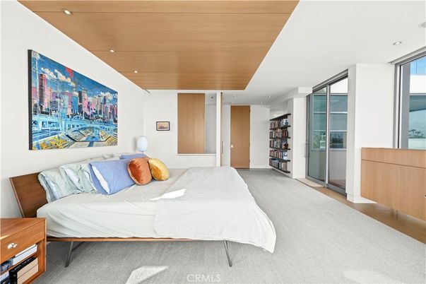 Bedroom, Interior, Recessed Lighting, Wooden Ceilings