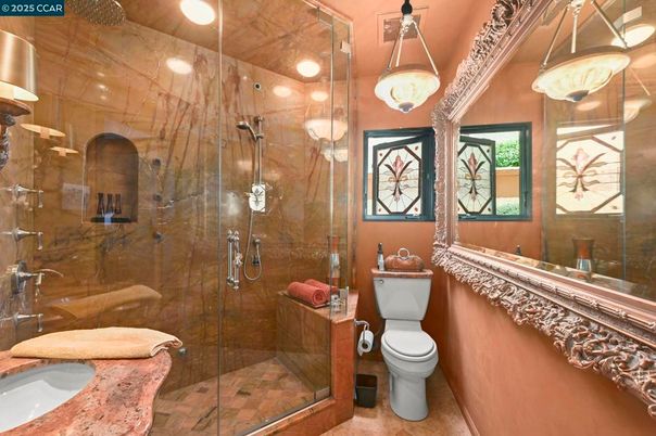 Bathroom, Glass Shower, Interior