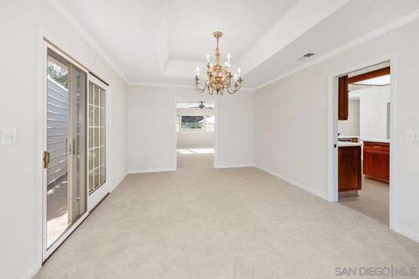 Chandelier, Empty room, Interior