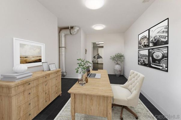 Home Office, Interior, Wood Texture Flooring