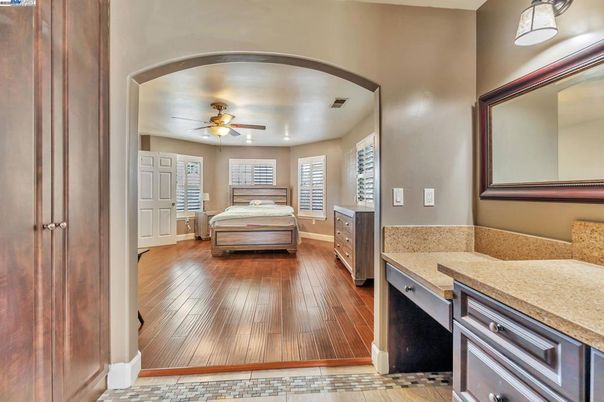 Bedroom, Interior, Wood Texture Flooring