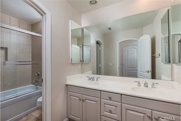 Bathroom, Dual Sink Vanities, Glass Shower, Interior