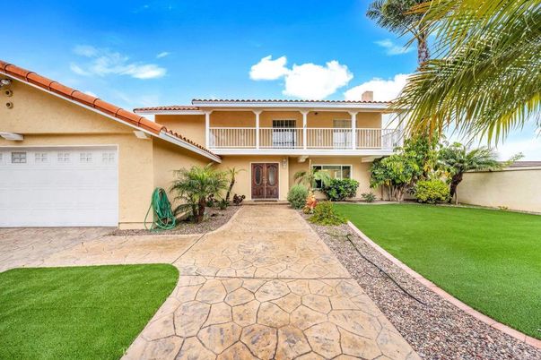 Attached, Backyard, Exterior, Facade, Mediterranean