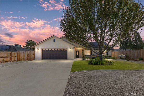 Attached, Backyard, Exterior, Facade, Solar Panels, Ranch