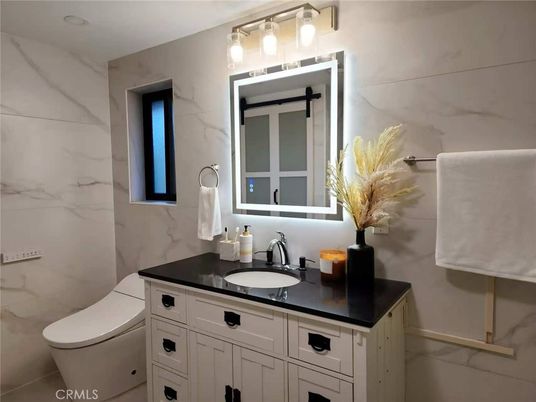 Bathroom, Interior, Marble Walls