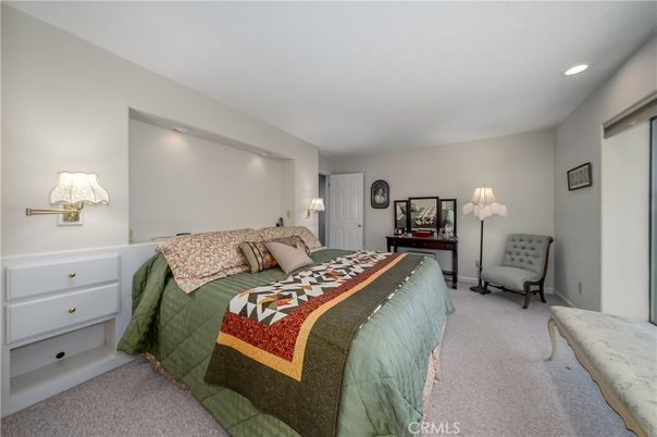 Bedroom, Interior, Recessed Lighting