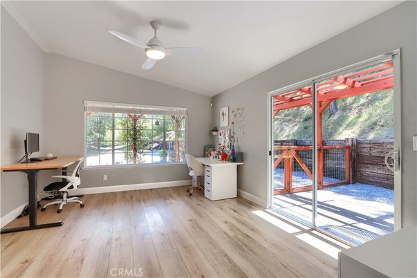 Home Office, Interior, Wood Texture Flooring