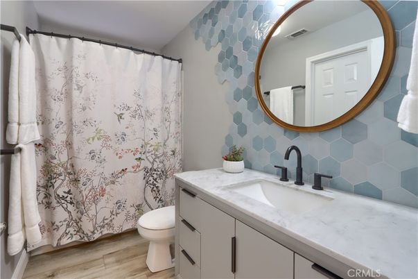Bathroom, Interior, Wood Texture Flooring
