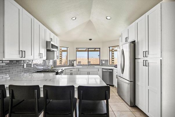 Interior, Kitchen, Recessed Lighting, Stainless Steel Appliances