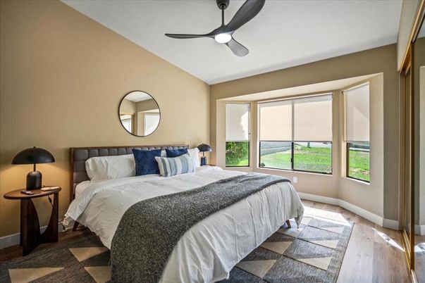 Bedroom, Interior, Wood Texture Flooring