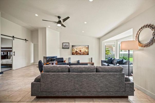 Interior, Living room, Recessed Lighting