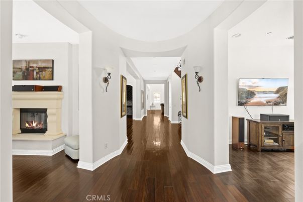 Fireplace, Interior, Wood Texture Flooring