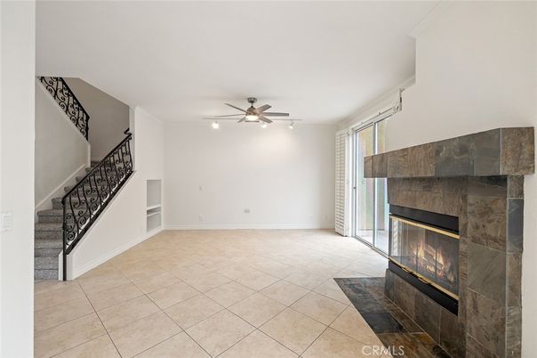 Empty room, Fireplace, Interior