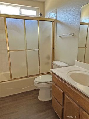 Bathroom, Glass Shower, Interior, Wood Texture Flooring