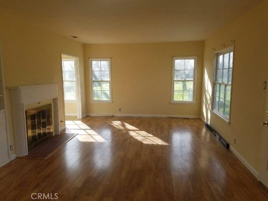 Empty room, Fireplace, Interior, Wood Texture Flooring