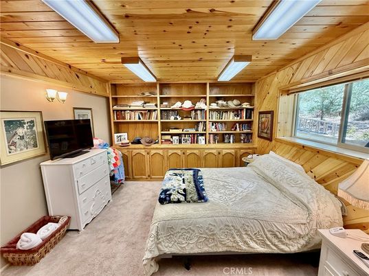 Bedroom, Interior, Wooden Ceilings, Wooden Walls