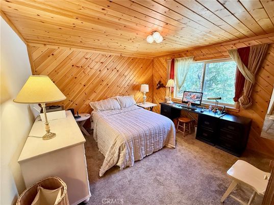 Bedroom, Interior, Wooden Ceilings, Wooden Walls