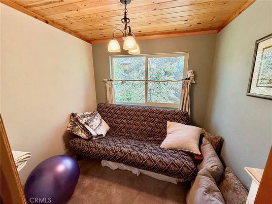 Bedroom, Interior, Pendant Lights, Wooden Ceilings