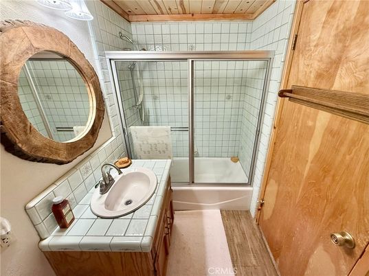 Bathroom, Glass Shower, Interior, Tile Countertops
