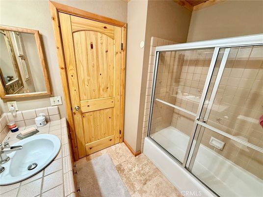 Bathroom, Glass Shower, Interior, Tile Countertops