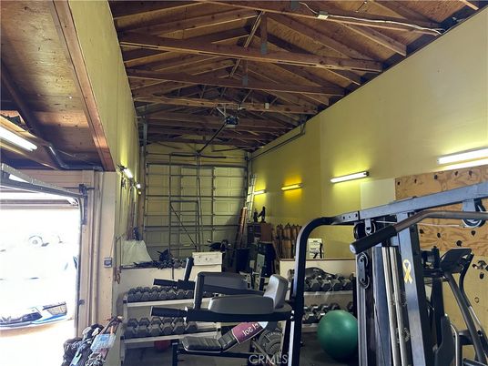 Fitness Equipment, Gym, Interior, Wooden Beams, Wooden Ceilings
