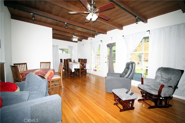 Dining room, Interior, Living room, Wooden Beams, Wooden Ceilings, Wood Texture Flooring
