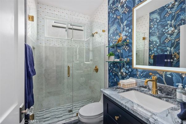 Bathroom, Glass Shower, Interior