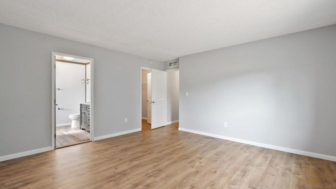 Bathroom, Empty room, Interior, Wood Texture Flooring