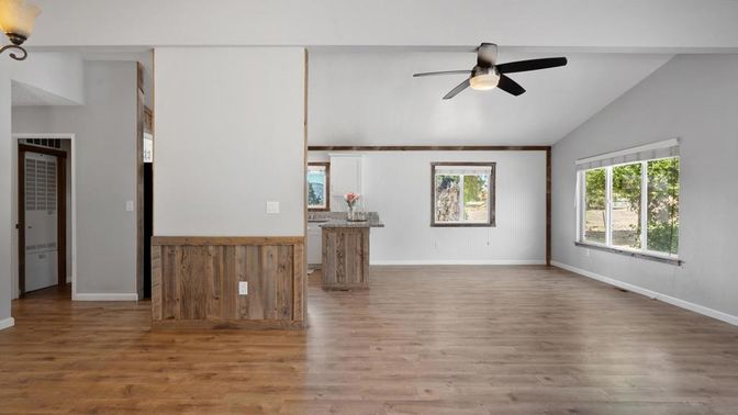 Empty room, Interior, Wood Texture Flooring