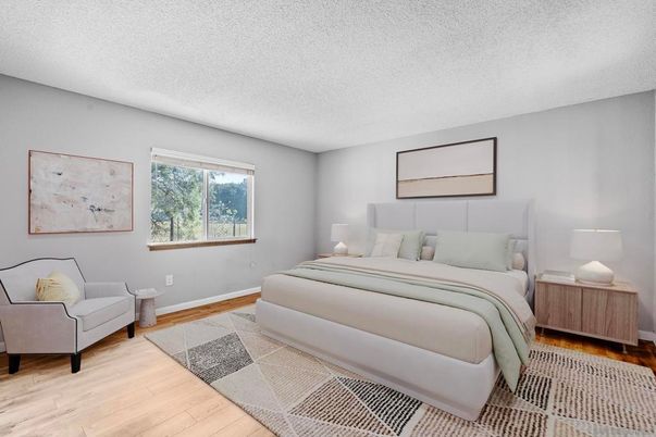 Bedroom, Interior, Wood Texture Flooring
