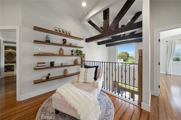 Interior, Recessed Lighting, Wooden Beams, Wood Texture Flooring