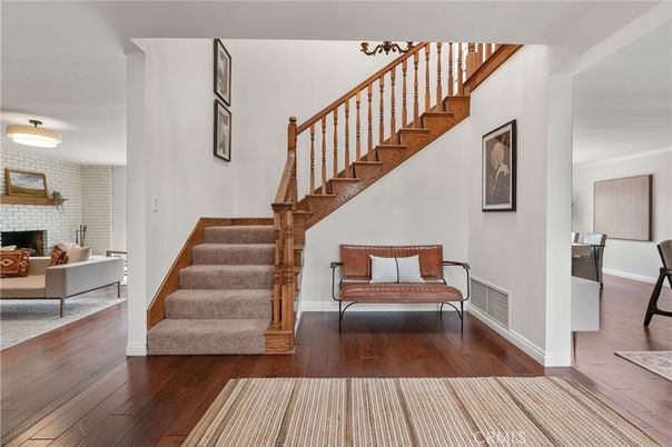 Fireplace, Interior, Stone Walls, Wood Texture Flooring