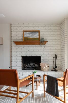 Fireplace, Interior, Living room, Stone Walls