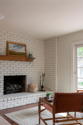 Fireplace, Interior, Living room, Stone Walls