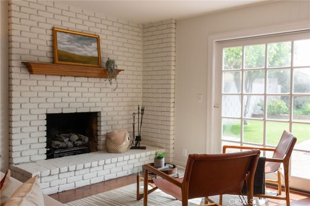 Dining room, Fireplace, Interior, Stone Walls