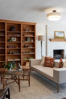 Fireplace, Interior, Living room, Stone Walls