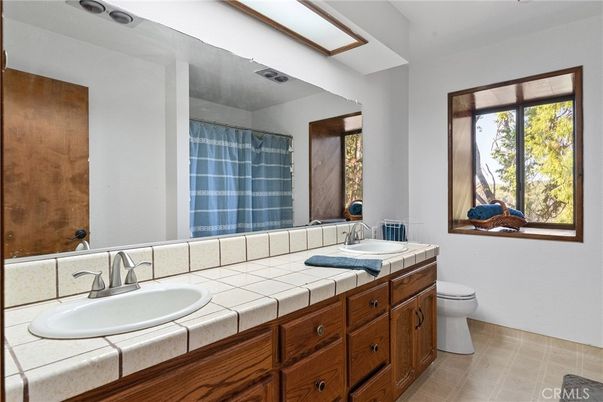 Bathroom, Dual Sink Vanities, Interior, Tile Countertops