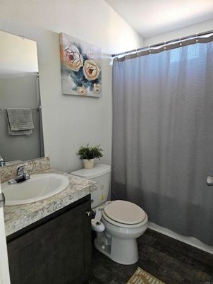 Bathroom, Interior, Wood Texture Flooring