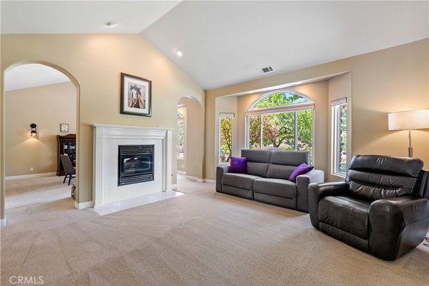Fireplace, Interior, Living room, Recessed Lighting
