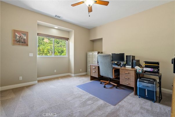 Home Office, Interior, Recessed Lighting