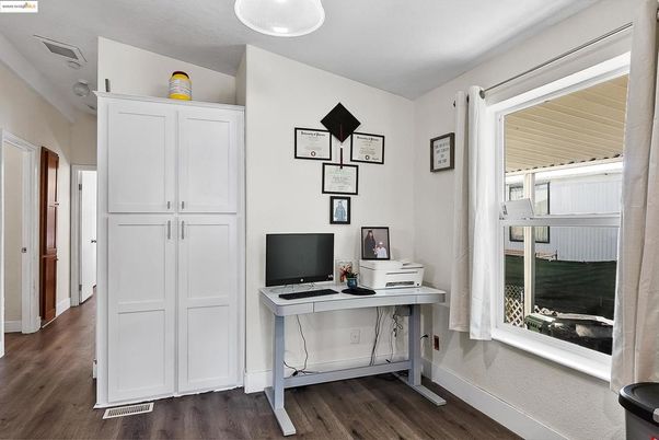 Home Office, Interior, Wood Texture Flooring