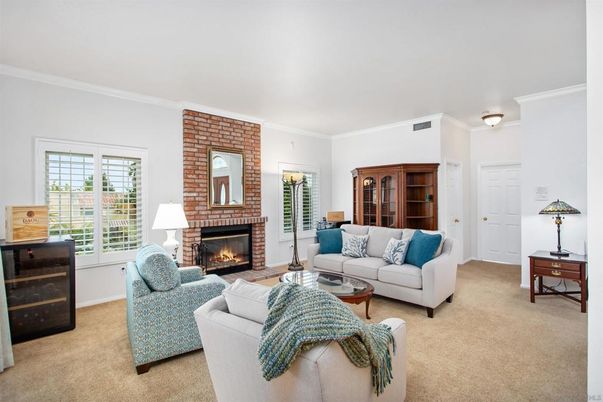 Fireplace, Interior, Living room, Stone Walls