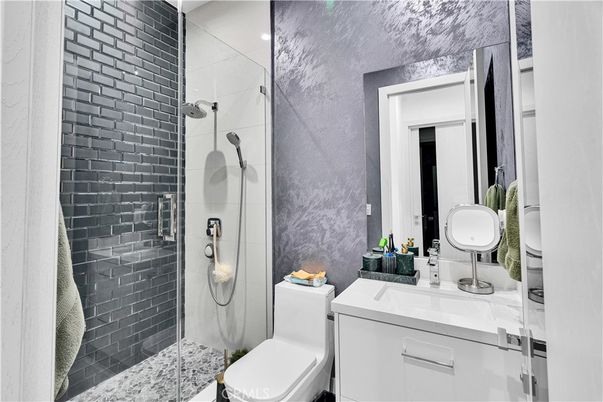 Bathroom, Glass Shower, Interior