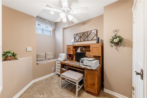 Home Office, Interior, Recessed Lighting