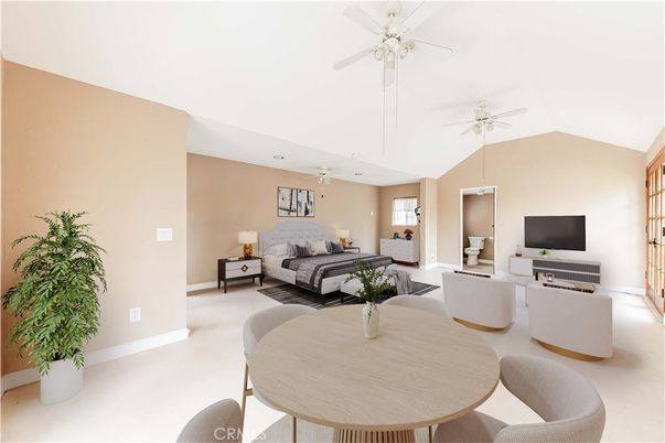 Bedroom, Dining room, Interior, Living room